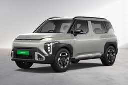 Kia Syros EV's Ivory Silver Gloss colour.
