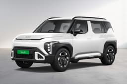 Kia Syros EV's Glacier White Pearl colour.