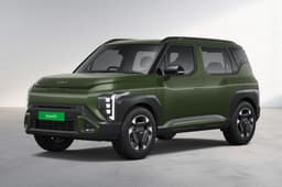 Kia Syros EV's Pewter Olive colour.