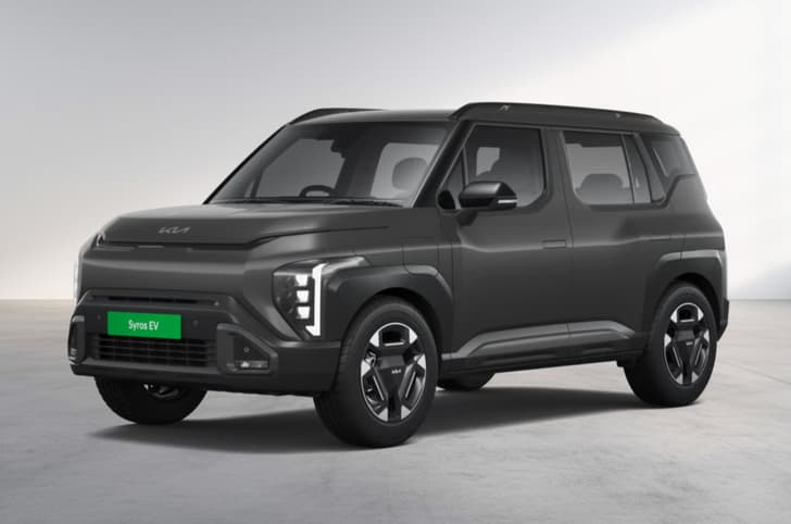 Kia Syros EV's Matte Graphite colour.