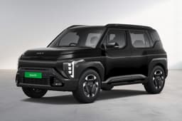 Kia Syros EV's Aurora Black colour.