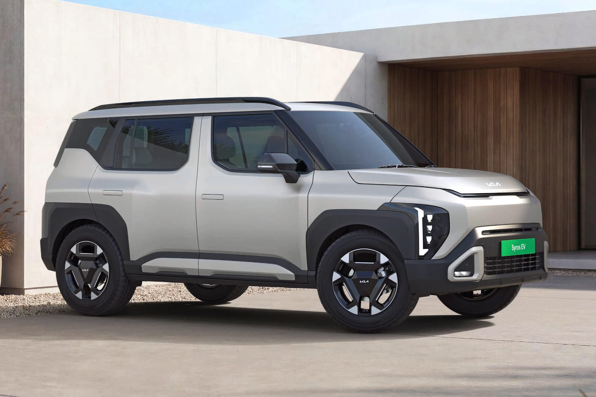 kia syros ev in studio