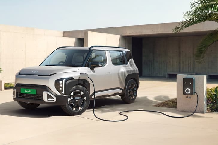 kia syros ev in studio