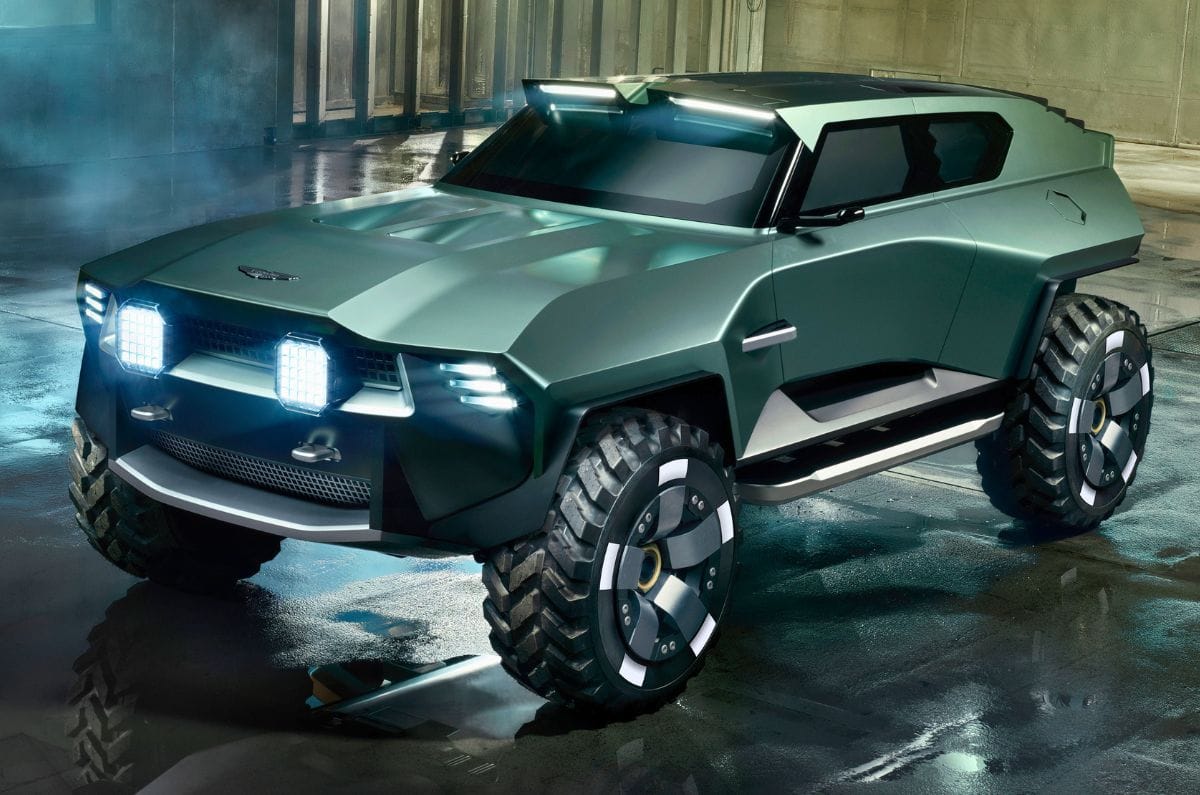 Aston Martin Dreadnought SUV front quarter static
