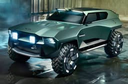 Aston Martin Dreadnought SUV front quarter static