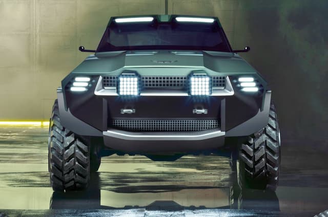 Aston Martin Dreadnought SUV front image static