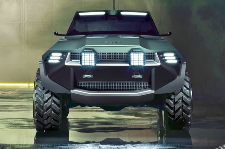 Aston Martin Dreadnought SUV front image static