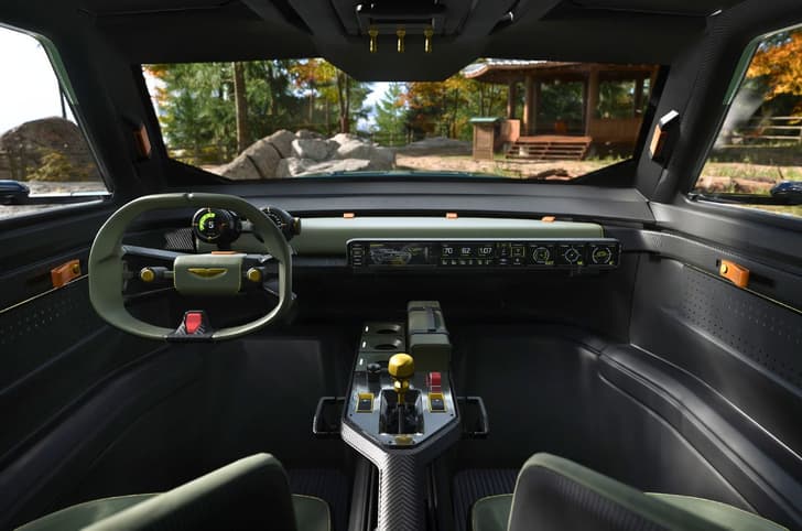 Aston Martin Dreadnought SUV dashboard image static