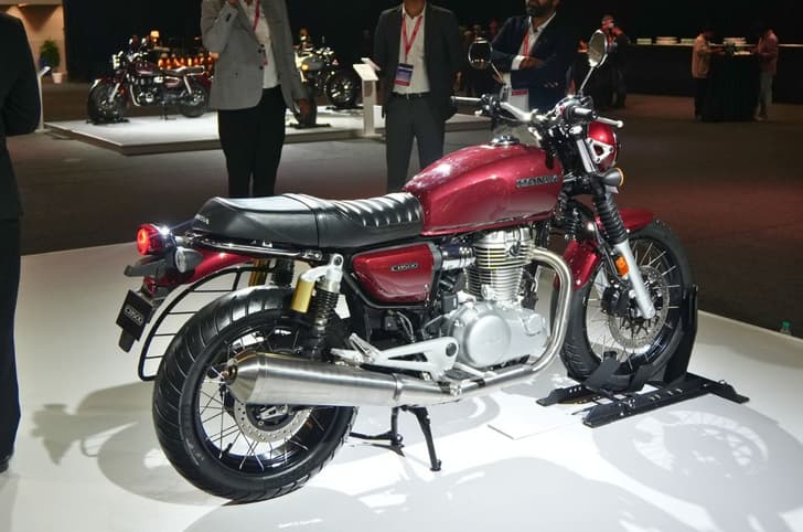 Honda CB500 rear three quarter