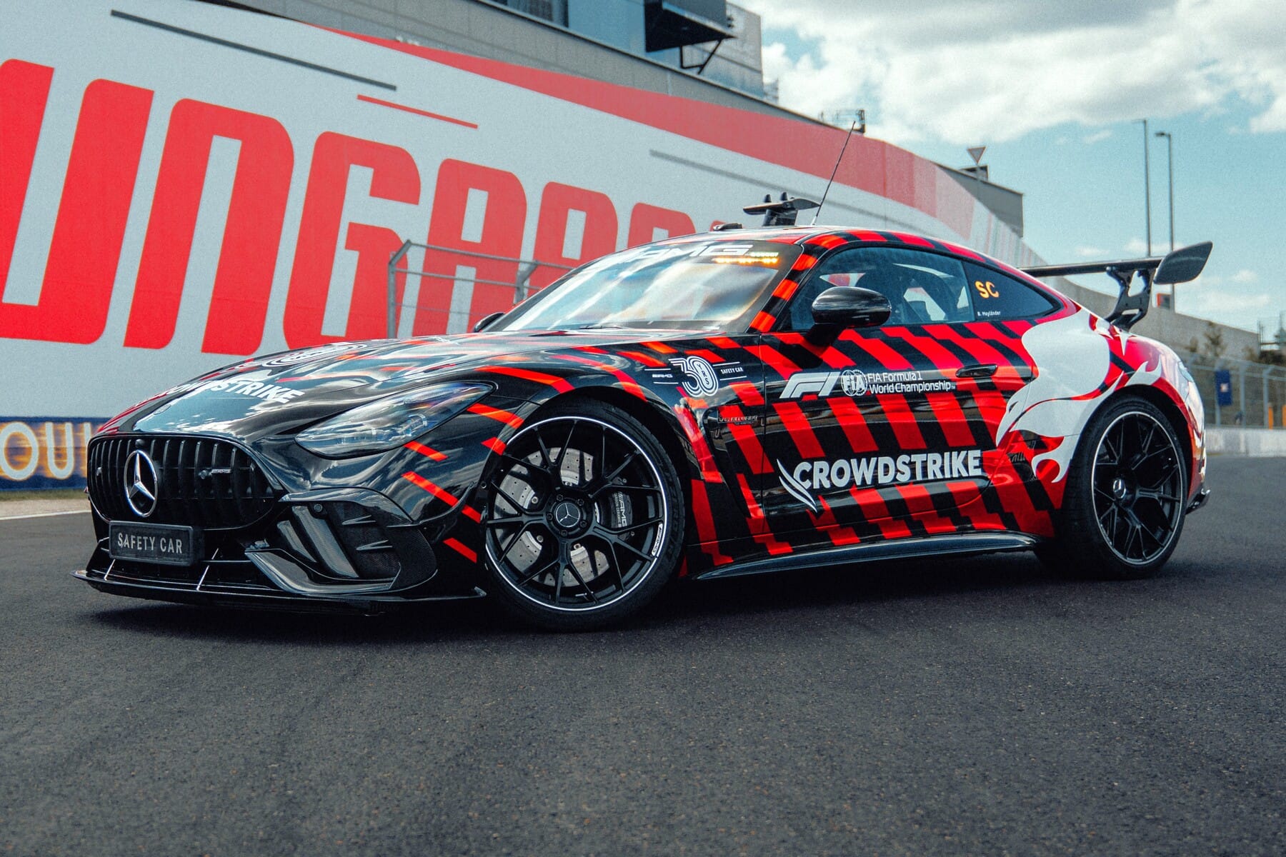 Mercedes-AMG GT 63 Pro F1 safety car on track