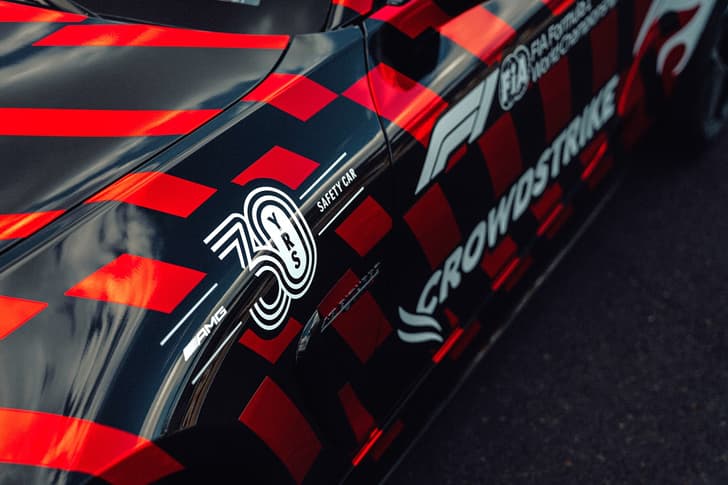 Mercedes-AMG GT 63 Pro F1 safety car on track