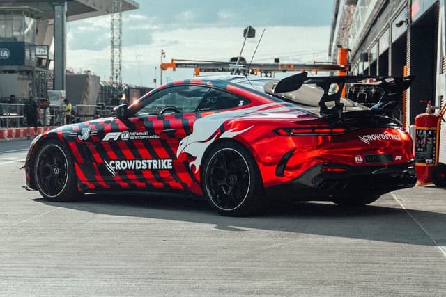 Mercedes-AMG GT 63 Pro F1 safety car on track