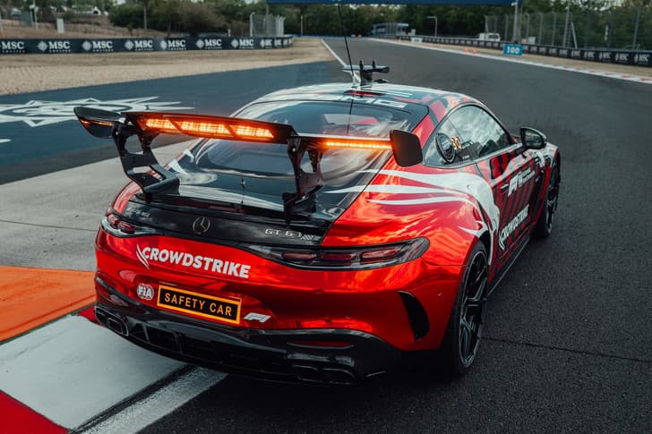 Mercedes-AMG GT 63 Pro F1 safety car on track