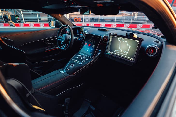 Mercedes-AMG GT 63 Pro F1 safety car on track