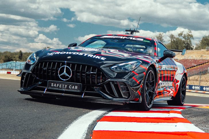 Mercedes-AMG GT 63 Pro F1 safety car on track