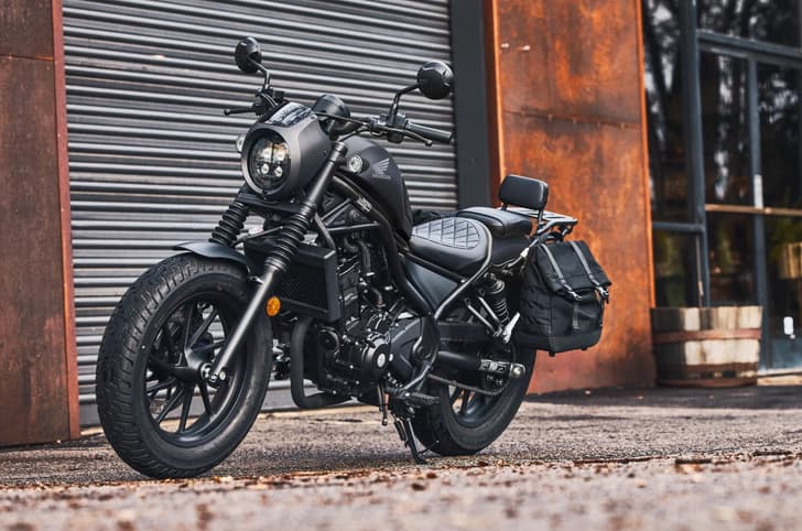 Honda Rebel 300 left three quarter
