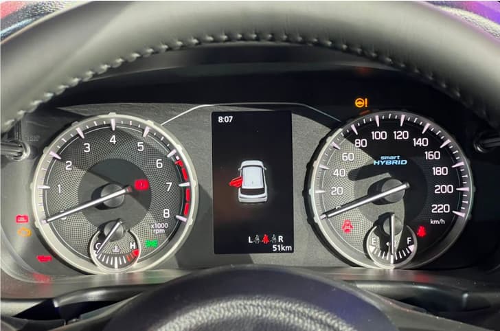 2026 Maruti Suzuki Brezza instrument cluster