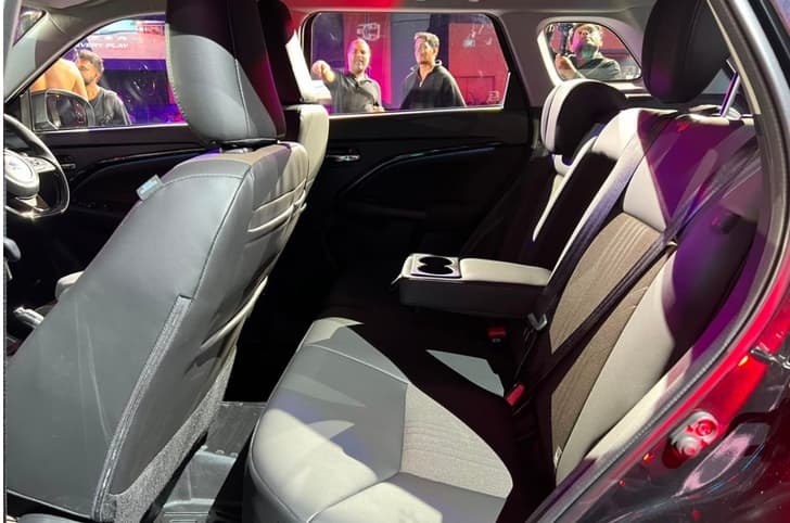 2026 Maruti Suzuki Brezza rear seats