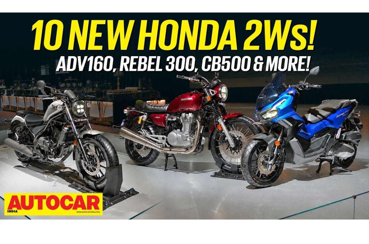 Honda ADV160, CB500, Rebel 300, XR300 twins unveiled video