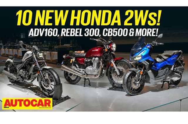 Honda ADV160, CB500, Rebel 300, XR300 twins walkaround video