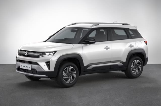 2026 Maruti Brezza Pearl Arctic White.