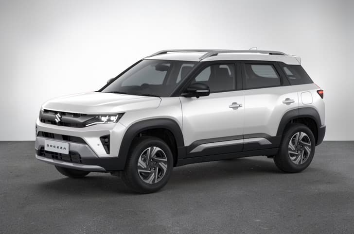 2026 Maruti Brezza Pearl Arctic White.