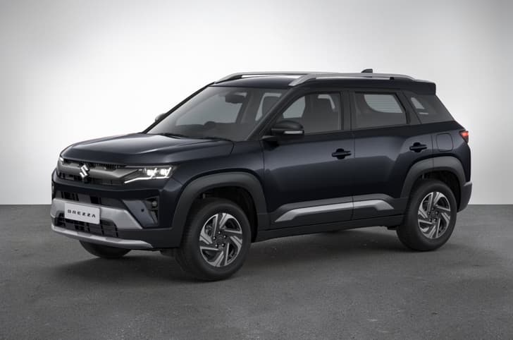 2026 Maruti Brezza Bluish Black.