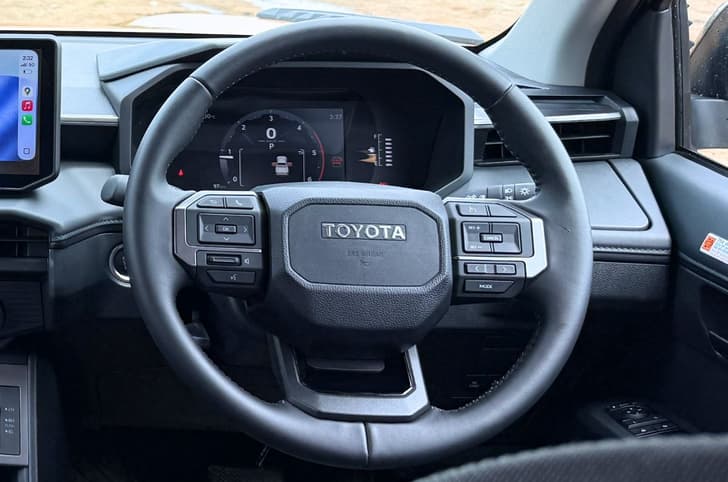 2026 Toyota Hilux steering wheel