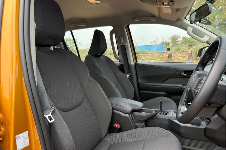 2026 Toyota Hilux front seats