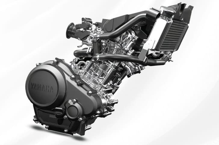 Yamaha R15 V4 MotoGP Edition engine