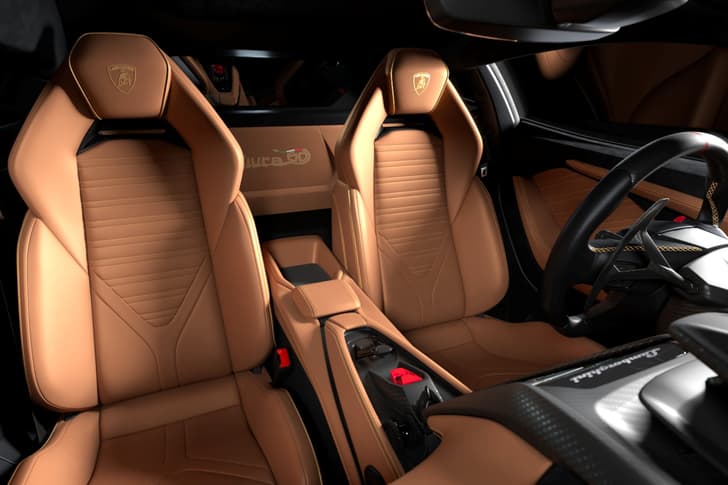 Lamborghini Revuelto Miura 60 Homage interior