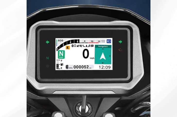 Honda SP125 TFT dash