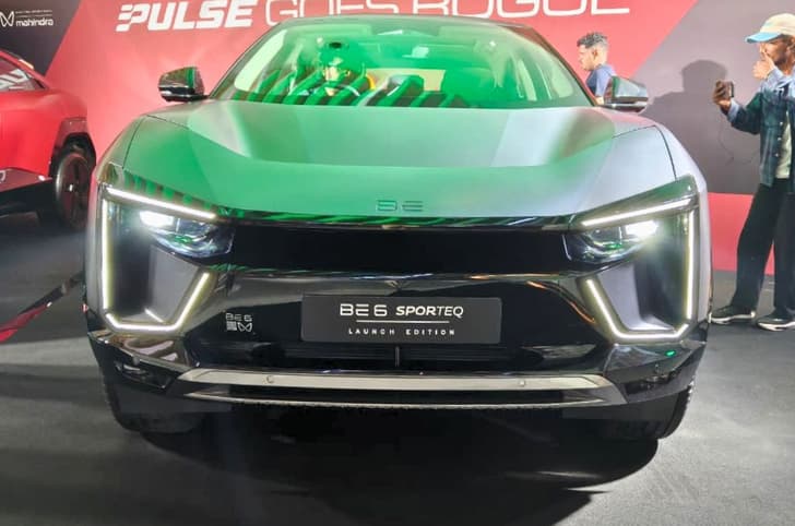 Mahindra BE 6 Sporteq front static