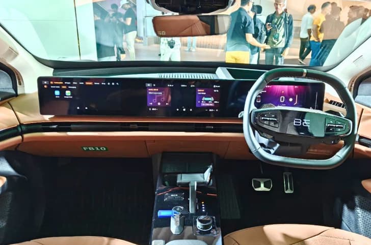 Mahindra BE 6 Sporteq dashboard