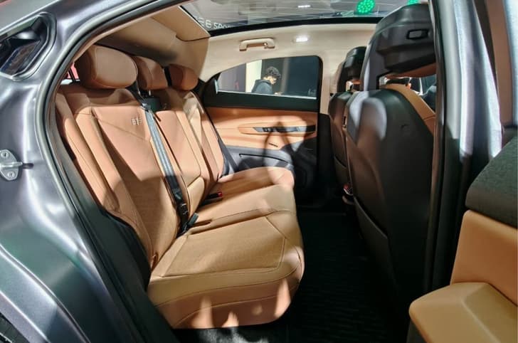 Mahindra BE 6 Sporteq rear seats