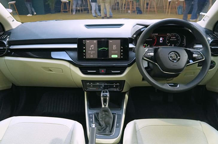 Skoda Slavia Facelift dashboard