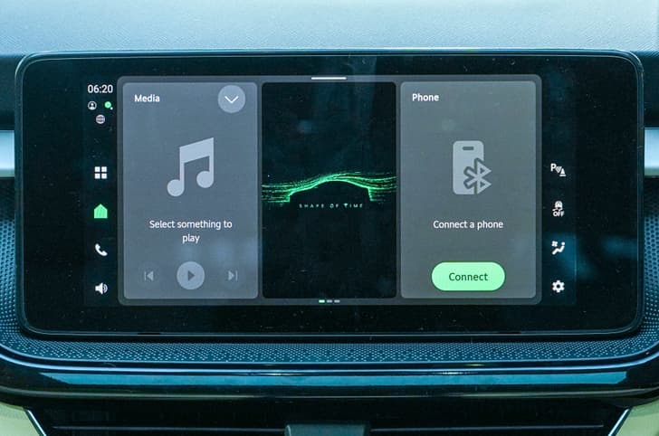Skoda Slavia Facelift touchscreen