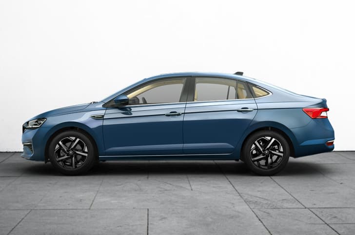 Skoda Slavia facelift Lava Blue