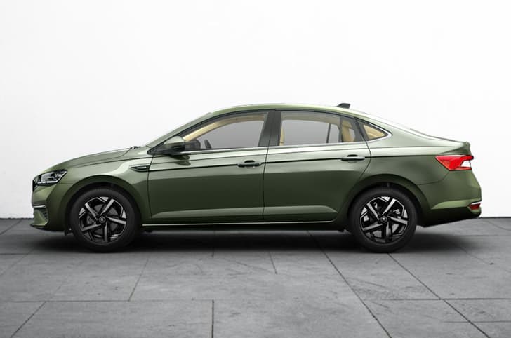 Skoda Slavia facelift Shimla Green