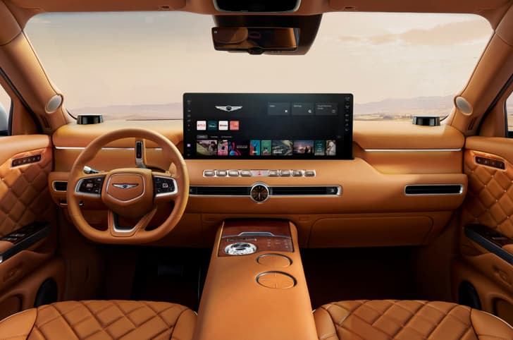 Genesis GV90 dashboard
