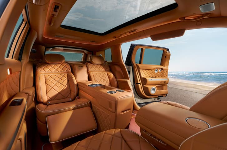 Genesis GV90 rear seats