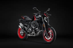 Ducati Monster V2 front three quarter Sport livery