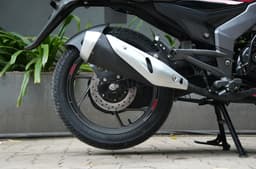 Bajaj Pulsar 150 rear wheel and swingarm