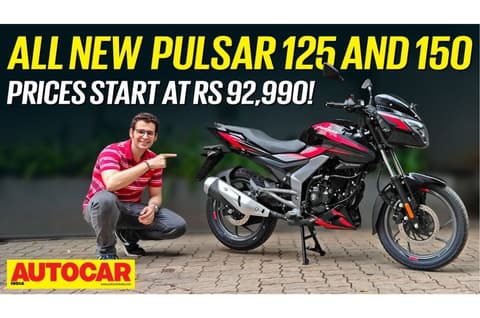 All-new Bajaj Pulsar 125, Pulsar 150 walkaround video