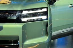 MG Hector Tomahawk EV headlamps