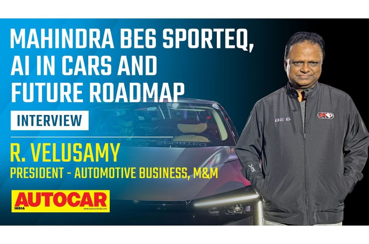 R. Velusamy on the Mahindra BE 6 Sporteq, BE 07 launch, and 2028 EV target