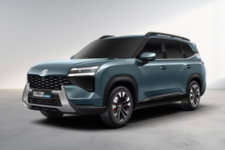 MG Hector Tomahawk PHEV Turquoise Green