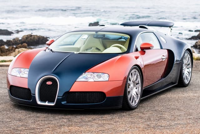 Bugatti Veyron La Maison Pur Sang 20 Years on coast
