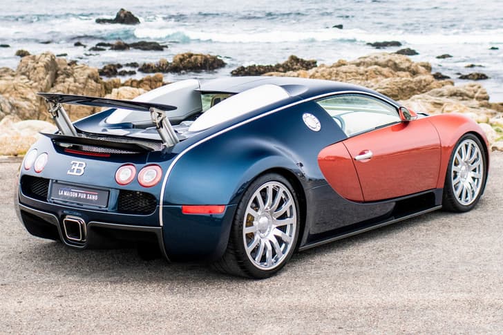 Bugatti Veyron La Maison Pur Sang 20 Years on coast