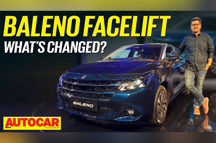 2026 Maruti Baleno facelift walkaround video